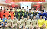 乐动online(中国)13级学生参与2014年中国体育”彩票杯”江西省大学生校园足球联赛新闻发布会