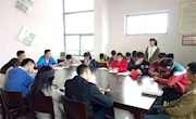 乐动online(中国)各团支部举行“推优”团会